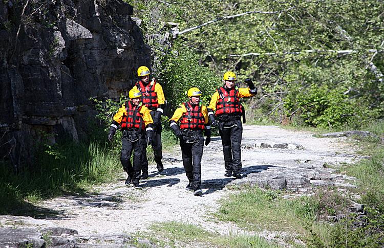 Dive Team Hiking